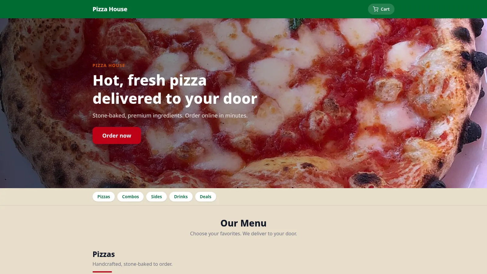 Captura de pantalla de Pizzeriapp